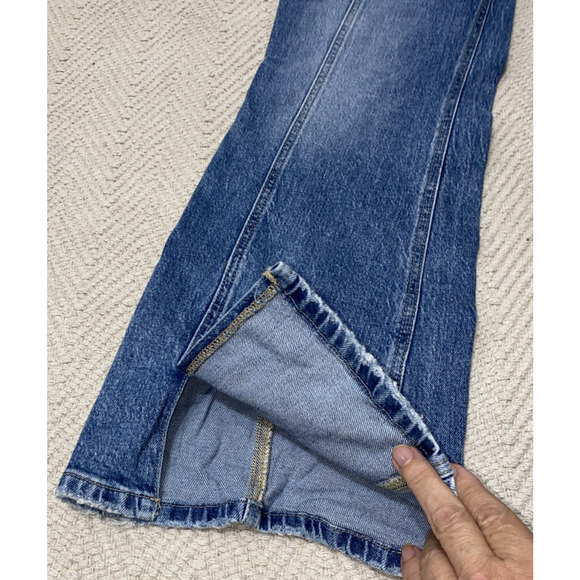 Edgely Flare High Rise Flare size 16 Regular Jeans inseam Boho Hippie Western - Picture 4 of 9